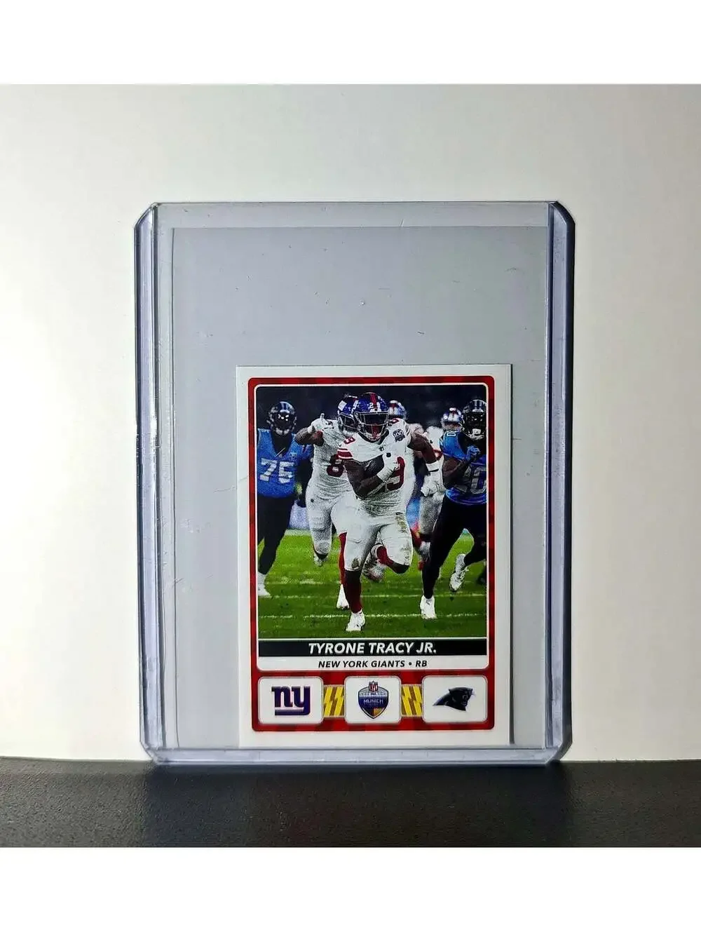 Tyrone Tracy Jr. 2025 Panini NFL #5 Munich Game Sticker